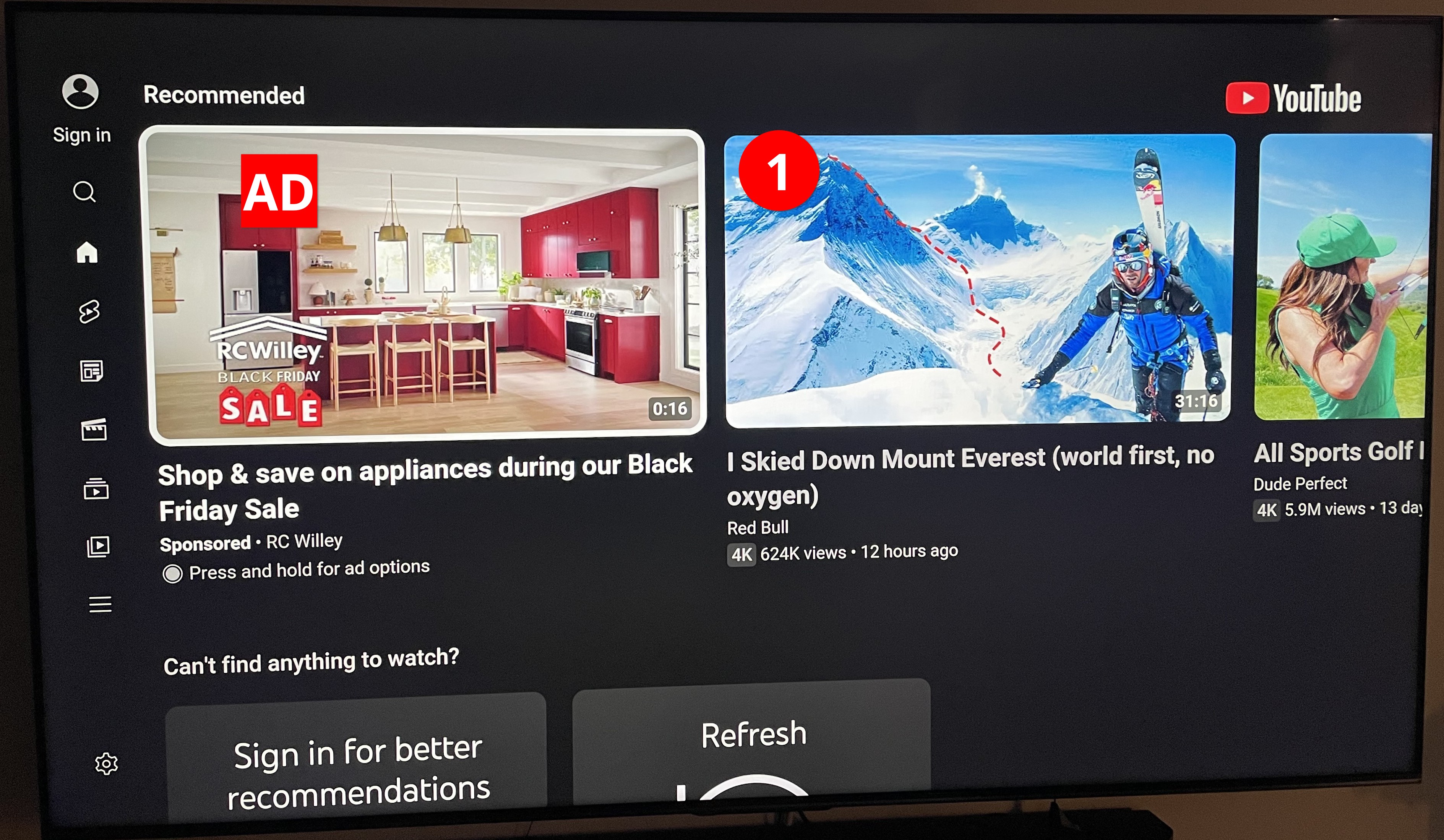 same image as before but comedically labelled with a big red one